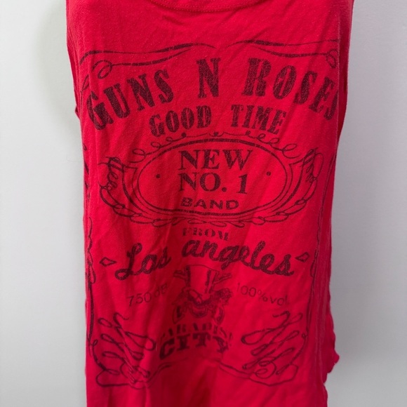 Bravado Guns N Roses Red Tank Top Large Good Time Los Angeles - Picture 2 of 5